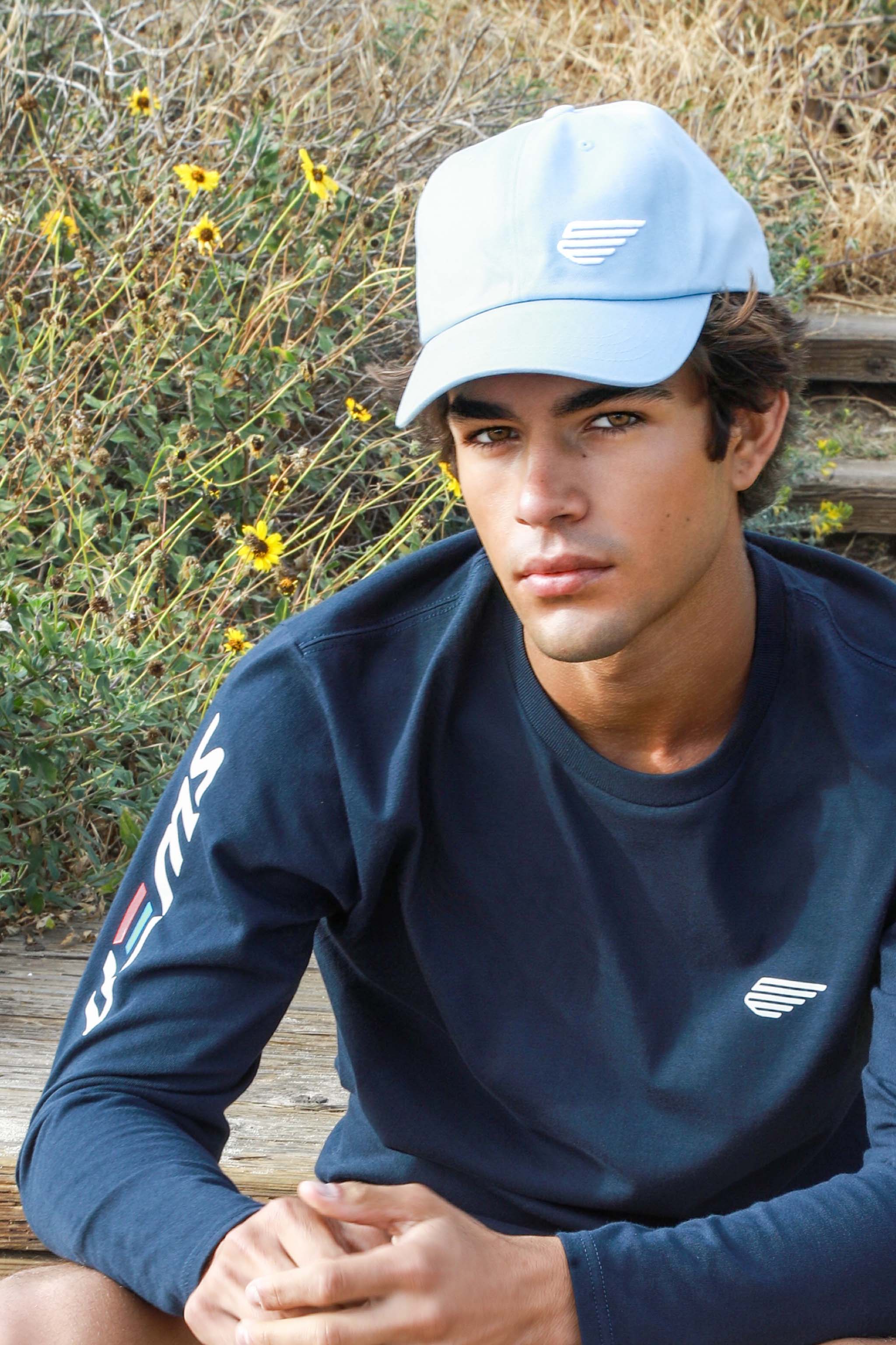 Winged Low-Profile Cotton Hat