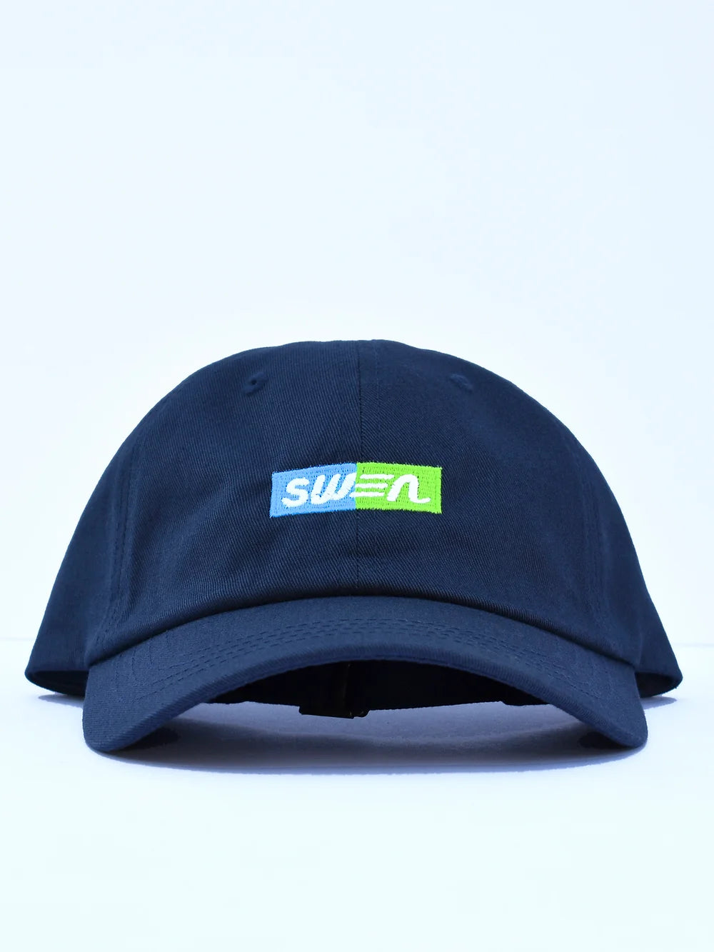 Color Block Script Hat